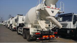 China 8 Cbm Concrete Mixer Truck 340 Hp 6×4 Drive Mode For Transport Concrete factory