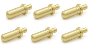 China Gold Plating CNC Pin Lathe Machined Brass Pin Customized For Medical factory