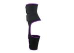 Black Purple 3 In 1 Waist And Thigh Trimmer Plus Size Waist Cincher