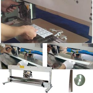 China Manual V-cut Pcb Separator with Circular / Linear Blade for 720mm Length on sale
