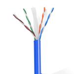23AWG Solid Copper UTP Cat6A Cable 4 Pair LSZH Jacket UTP Network Cable