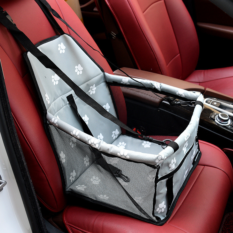 Convenient Pet Car Booster Seat Travel Bag Washable Fabric Folding Design Size 40*30*25cm