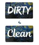 odm CE Reversible Magnetic Dishwasher Clean Sign Dirty Indicator