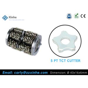 5 Point Sp8 Bartell TCT Cutter 250 Planer 6 Point TCT Drum Complete For Cutting