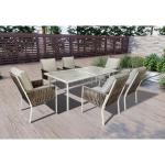 Modern Outdoor Table and Chairs Set for Restaurant Dining AJUNION Aluminum