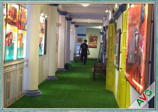High Density Outdoor Artificial Grass Soft / Comfortable Feeling Fake Outdoor