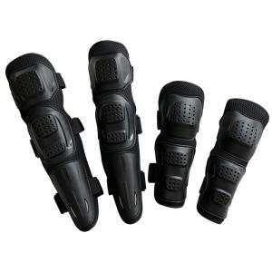 China Professional Light Weight Rubber Knee Pads for Extreme Sports Impact Protection Black factory