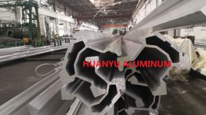 China Rock Drilling T6 Feed Beam Extruded Aluminium Profile 14ft Length factory