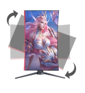 China 27 Inch 165Hz Gaming Desktop Monitor HDMI DP Interfaces Rotating Stand factory