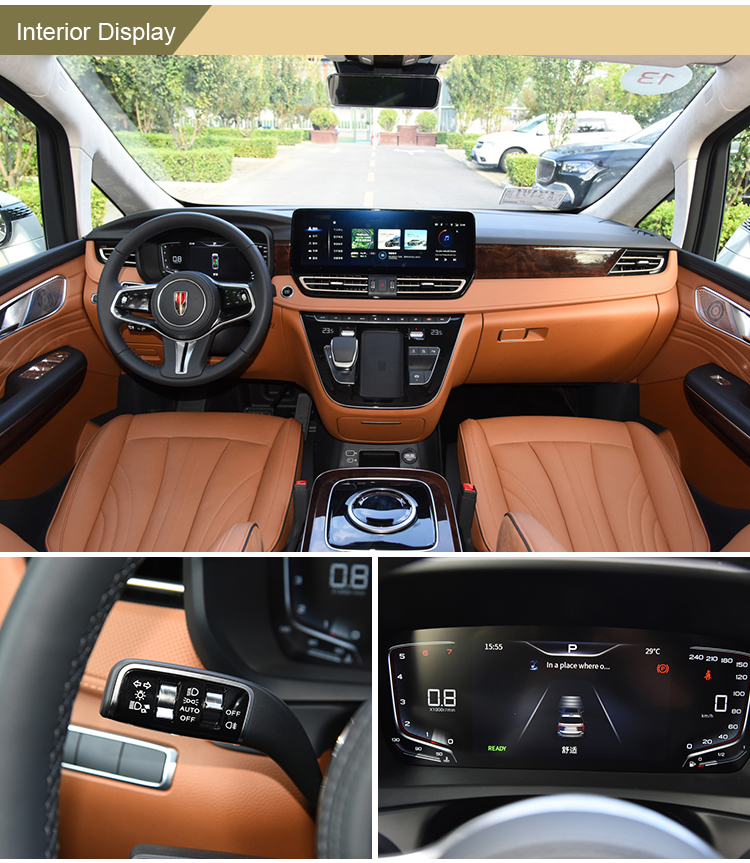 2023 Hongqi HQ9 2.0T 252HP Gasoline MPV The Ultimate Family Vehicle with Macpherson Front Suspension