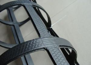 China 100kn Geogrid Reinforcing Fabric Steel plastic composite geogrid black colour factory