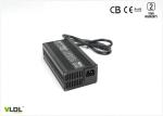 Small Black Silver Sealed Lead Acid Battery Charger , 12V 10A Aluminum Shell