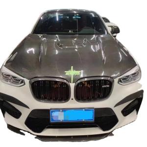 China For BMW X3M X4M F97 F98 Carbon Fiber Machine Cover Dry Carbon Fiber Material X3M X4M Carbon Fiber Hood Engine Cover factory