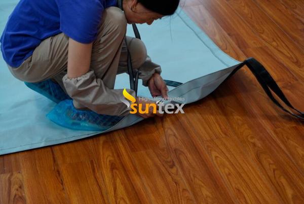 Extra Large PRO Car Easy Carry Fire Blanket 6X8m Silicon Coated for Vehicles