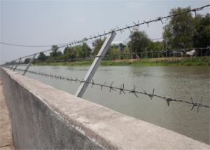 China Single And Double Strand Fence Bwg10 Security Barbed Wire factory