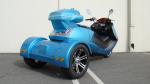 Single Cylinder 300cc Moped 22HP 3 Wheel Motor Scooter
