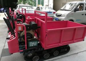 China Diesel Engine Farm Mining Hydraulic Track Crawler Mini Dumper Track Transporter 2MT Capacity factory