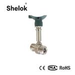 DN15 mechanical mini chilled water liquid soda turbine flow meter