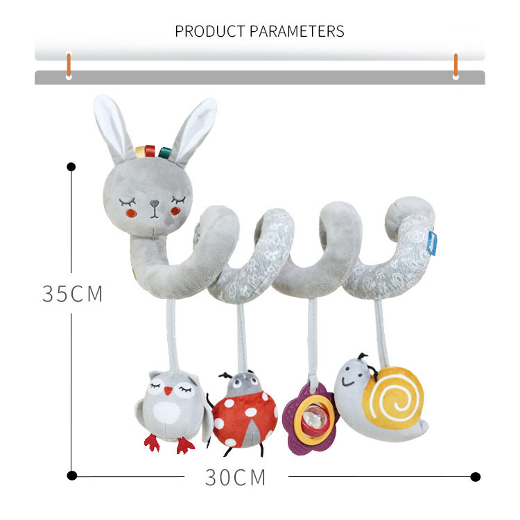 Stroller Car Seat Crib Bar Bassinet Mobile Musical Toys for 0 to 24 Months Age Range