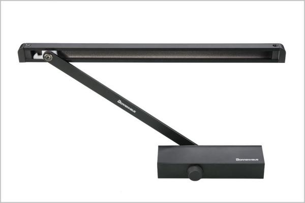 Fireproof Sliding Arm Door Closer D1004H Self Closing Oil Tight Hold Open