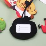 Cartoon Animal Design Silicone Luggage Tags Customized Travel ID Labels Name