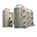 PP Material Spray Tower Wet Scrubber For Extraction Waste Gas Absorption Tower