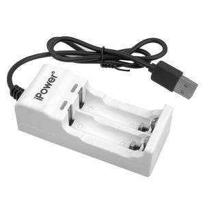 China Mini 2 Slot AA AAA 1.2V NIMH NICO Battery Charger USB Super Convenient factory