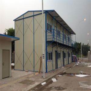 China light steel temporary prefab homes with door and windows for construction site factory