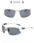 Cycling Running Sports Polarized Sunglasses Rectangle Half Rim Women Men