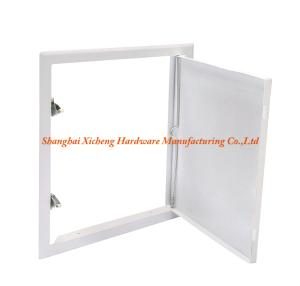 China Flush Frame Push Lock Steel Access Panel White Powder Coated Shadow Gap factory