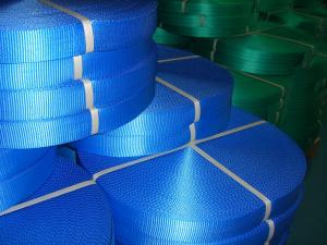 China 50mm Orange Webbing Lashing Strap 2 Inch EN 12195-2 Standard Without Buckle factory
