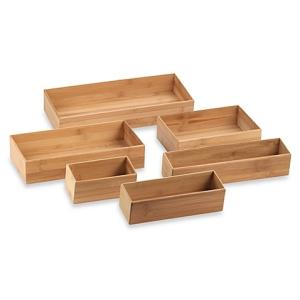 China 2016 newest bamboo drawer organizer storage tray factory