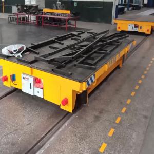 China 20T Railroad Transfer Cart , Wireless Remote Control Electric Transfer Trolley factory