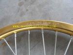 GXT200 QM200GY Motorcycle Parts GXT200 MOTOCROSS FRONT WHEEL ASSY (DISC BRAKE)