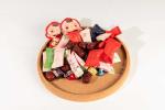 Factory Wholesale 11.75" Round Recycled Cork Tray for Fruit, Snacks or Coffee