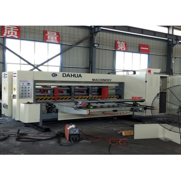 China Lead Edge Feeder Corrugated Box Slotting And Creasing Machine 100pcs/Min factory