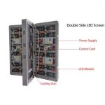 5000cd Outdoor Solar Light Pole Led Display Billboard Customized