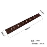 41 Inches 20-Fret Acoustic Guitar Fretboard Birds Markers 18.23" Fingerboard