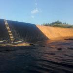 Anti-UV HDPE Pond Liner 1mm Length 50-200m for Landfill 0.7mm Waterproof