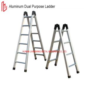 China Customized 6063 Aluminium Dual Purpose Ladder 100Kg Max Loading factory