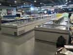 Special large capacity freezer refrigeration facilities for white supermarket