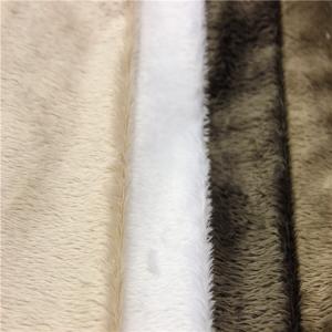 China 100% polyester soft fleece fabric 75d 144f velboa fabric crystal fabric factory