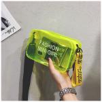 Summer Jelly Bag Transparent Bag One-Shoulder Portable Fashion Girl Bag Student