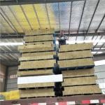 960-100-0.426mm insulated rock wool sandwich roof panels prefab home materials