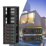 High Voltage 15kwh-750kwh Lithium Iron Battery Pack Lifepo4 51.2v 100Ah Rack