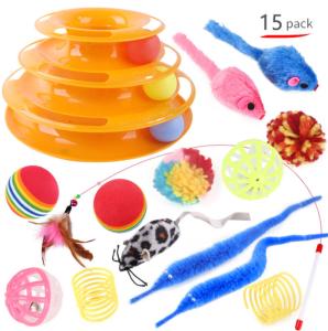 China Best Cat Toys For Active Cats Cat Play Kittens Tunnel And Toy (13 PCS) factory