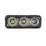 3 LED Turning Lamp 9W Steady Flash Waterproof Light For Motorcycle