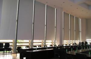 China Blackout Custom Electric Blinds Internal Remote Control Architectural Building Shade factory