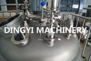 China Mechanical Seal Industrial Homogenizer Equipment With Oil Type Vacuum Pump factory