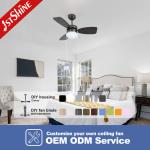 1stshine 30 Inch Pure Copper Reversible Motor Ceiling Fan with Pull Chain Small
